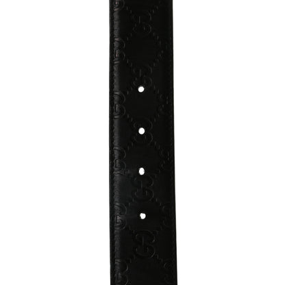 Gucci Guccissima Interlocking G 40mm Belt 85 34 Black 5 of 6