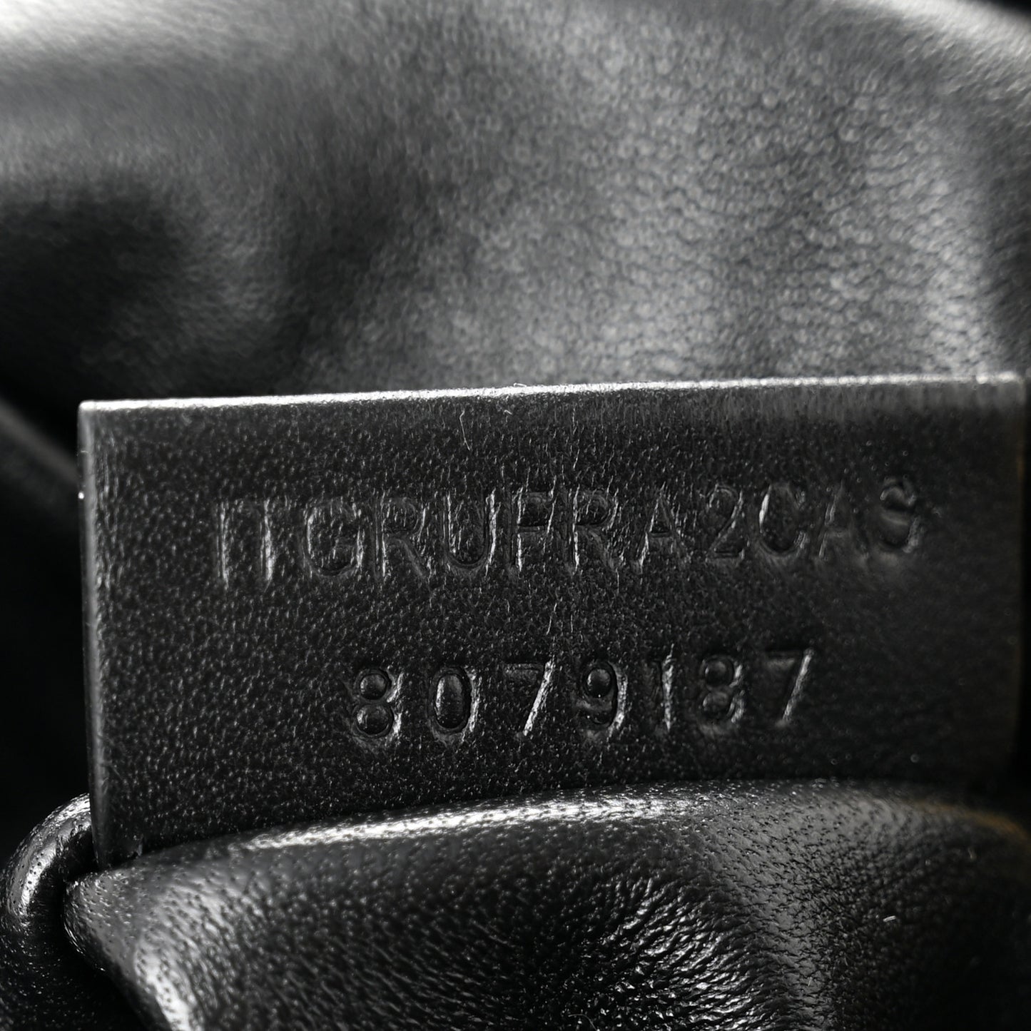 Smooth Calfskin Rose Clutch Black