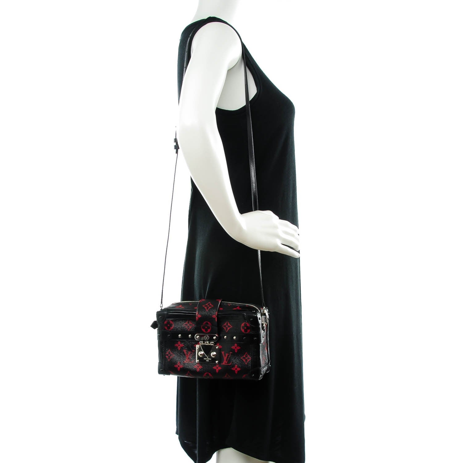 Louis Vuitton Monogram Petite Malle Soft MM Infrarouge 2 of 7