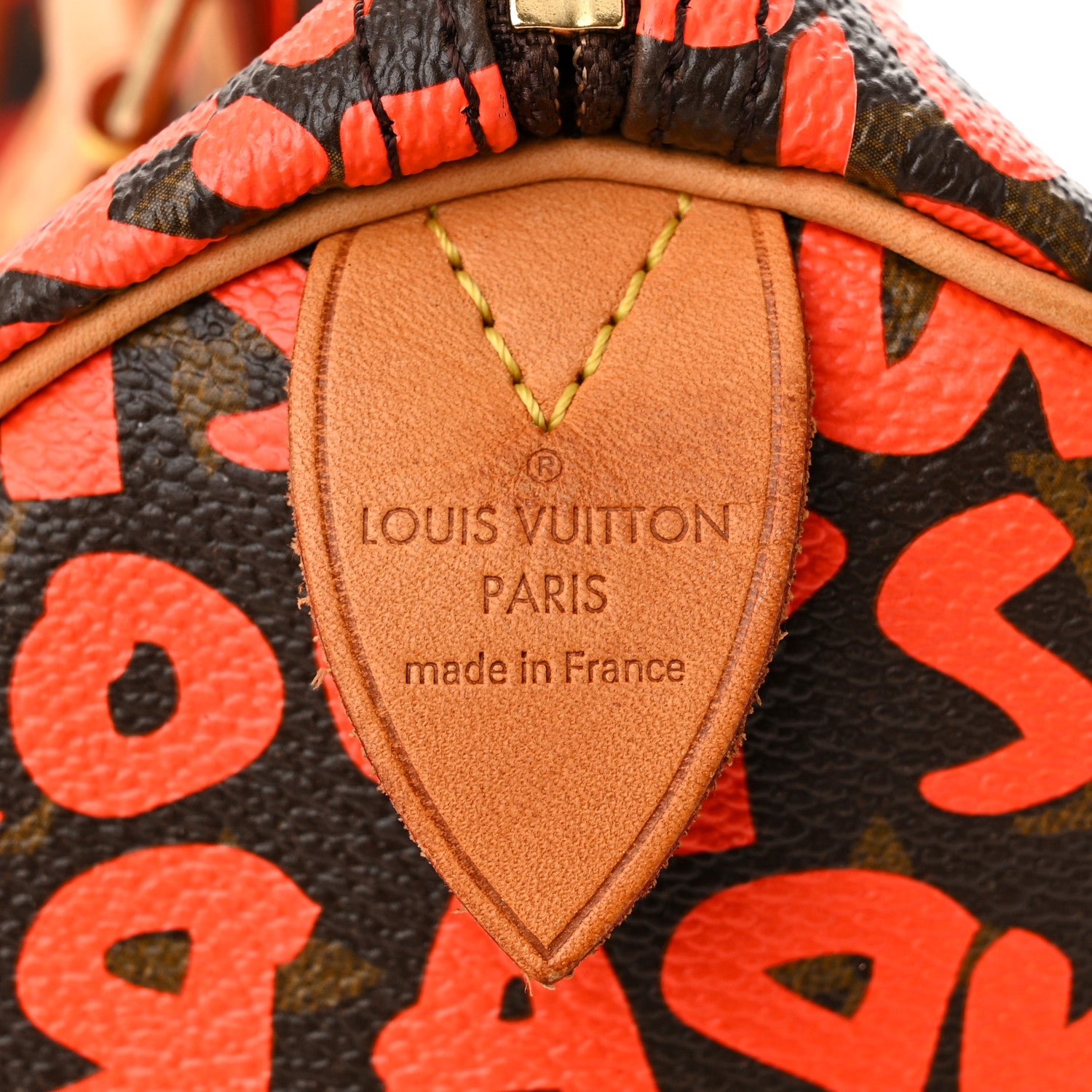 Louis Vuitton Monogram Graffiti Speedy 30 Orange 6 of 10