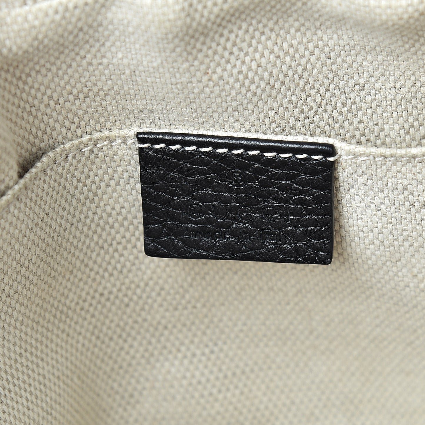 Pebbled Calfskin Small Soho Disco Bag Black