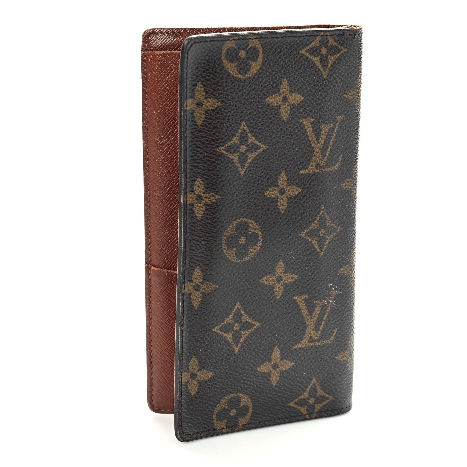 Louis Vuitton Monogram Porte Valeurs Checkbook Wallet 3 of 11