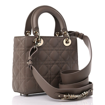 Christian Dior Calfskin Cannage Small My ABCDior Lady Dior Beige 3 of 8