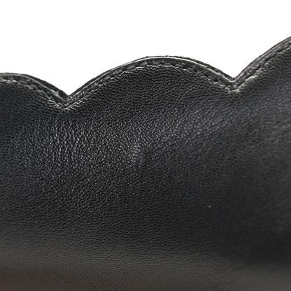 Gucci Malaga Kid Interlocking G Pearl Scalloped Flats 40 Black 12 of 12