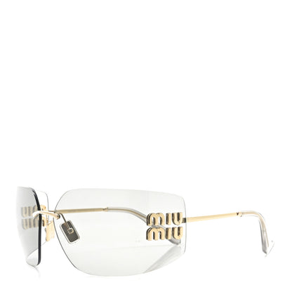 Miu Miu Metal Runway Sunglasses SMU54Y Gold 1 of 7