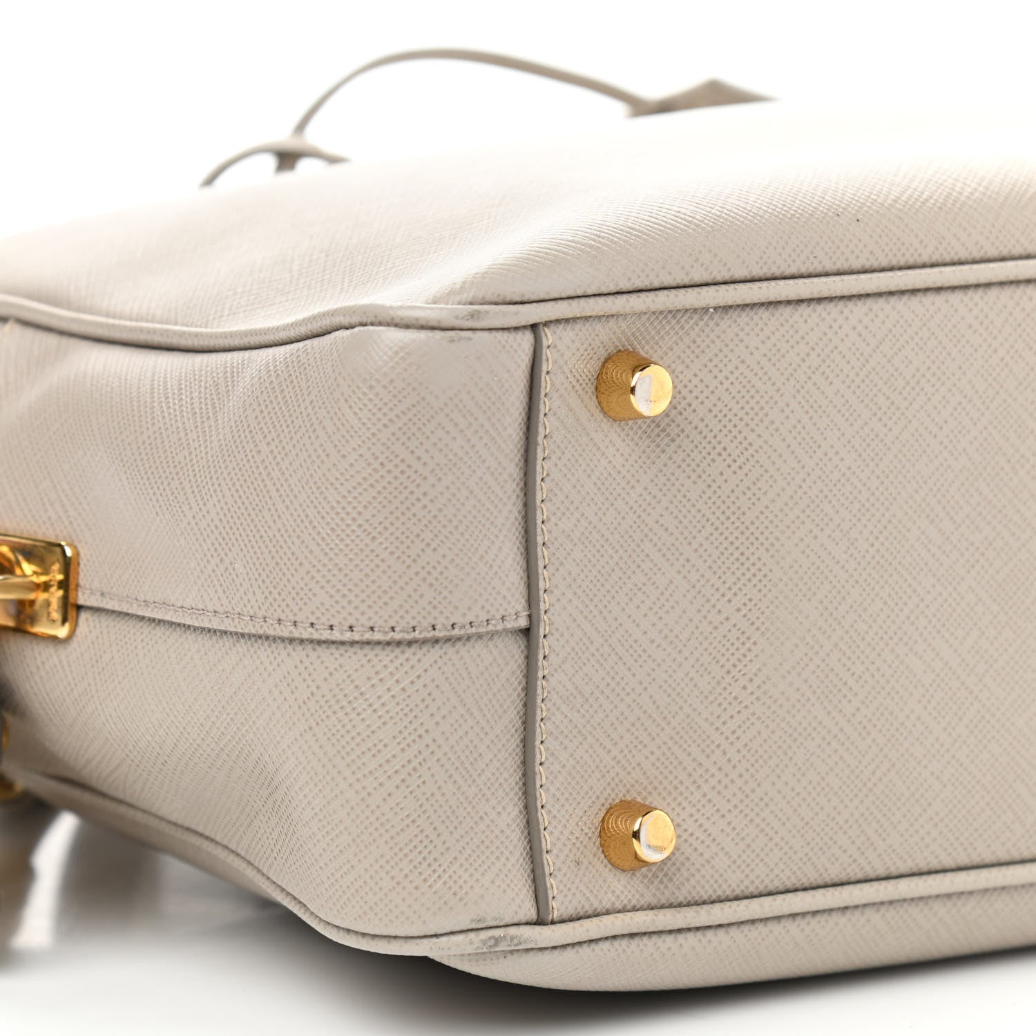 Prada Saffiano Lux Bowler Pomice 9 of 12