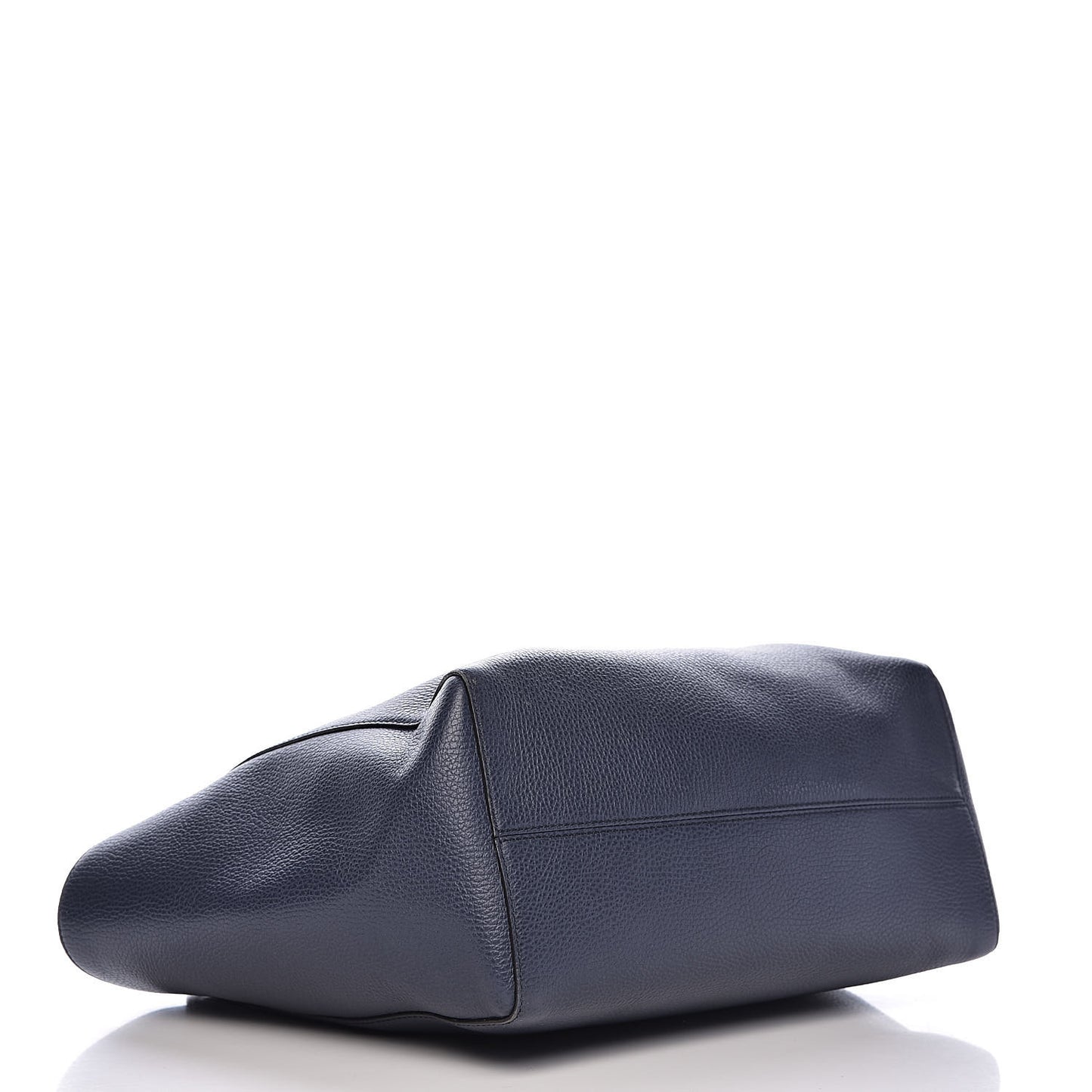 Dollar Calfskin Medium Swing Tote Marine Deep Cobalt