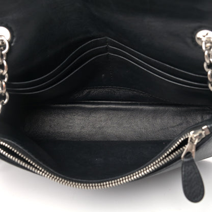 Balenciaga Pebbled Calfskin Everyday Chain Wallet Black 5 of 14