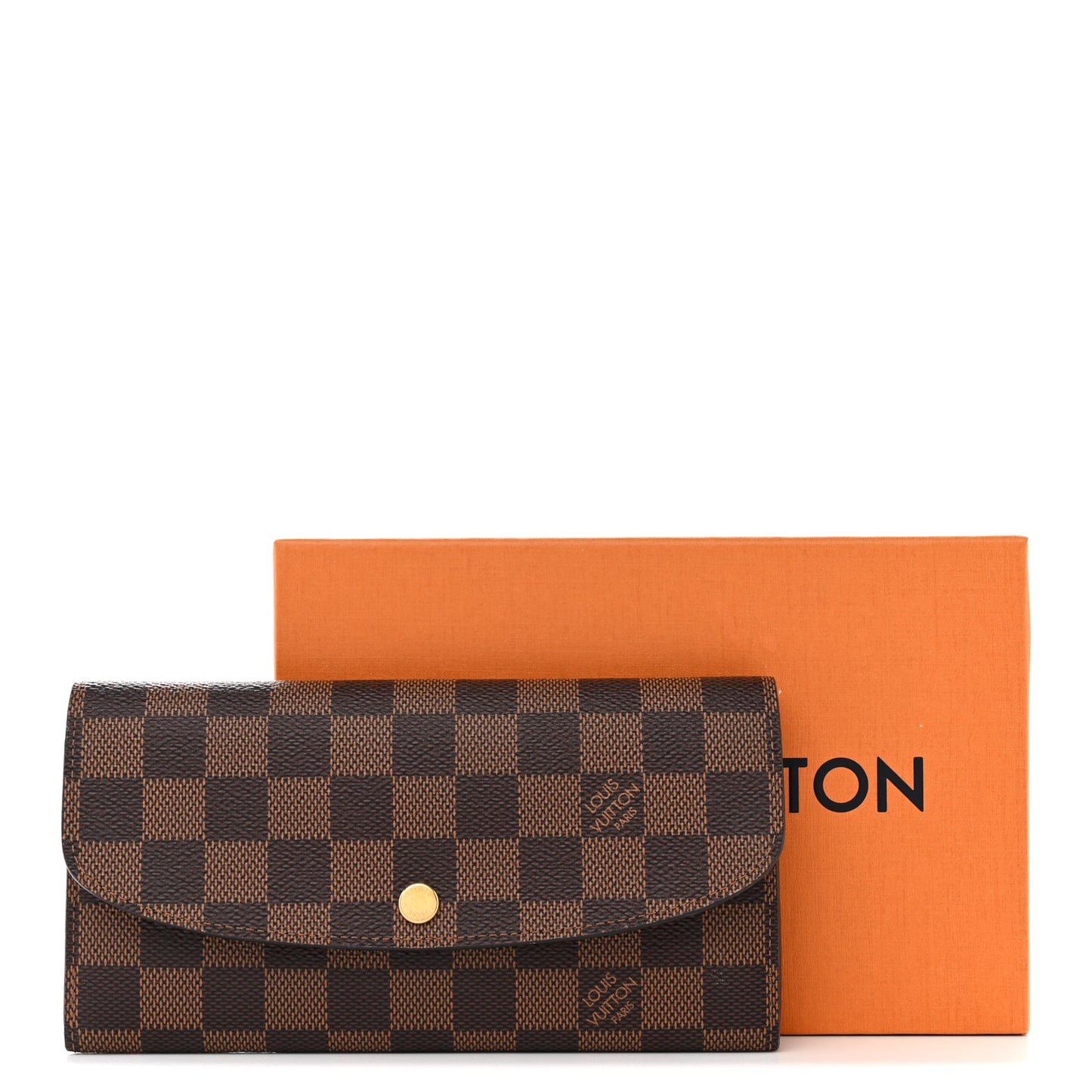 Damier Ebene Emilie Wallet Rose Ballerine
