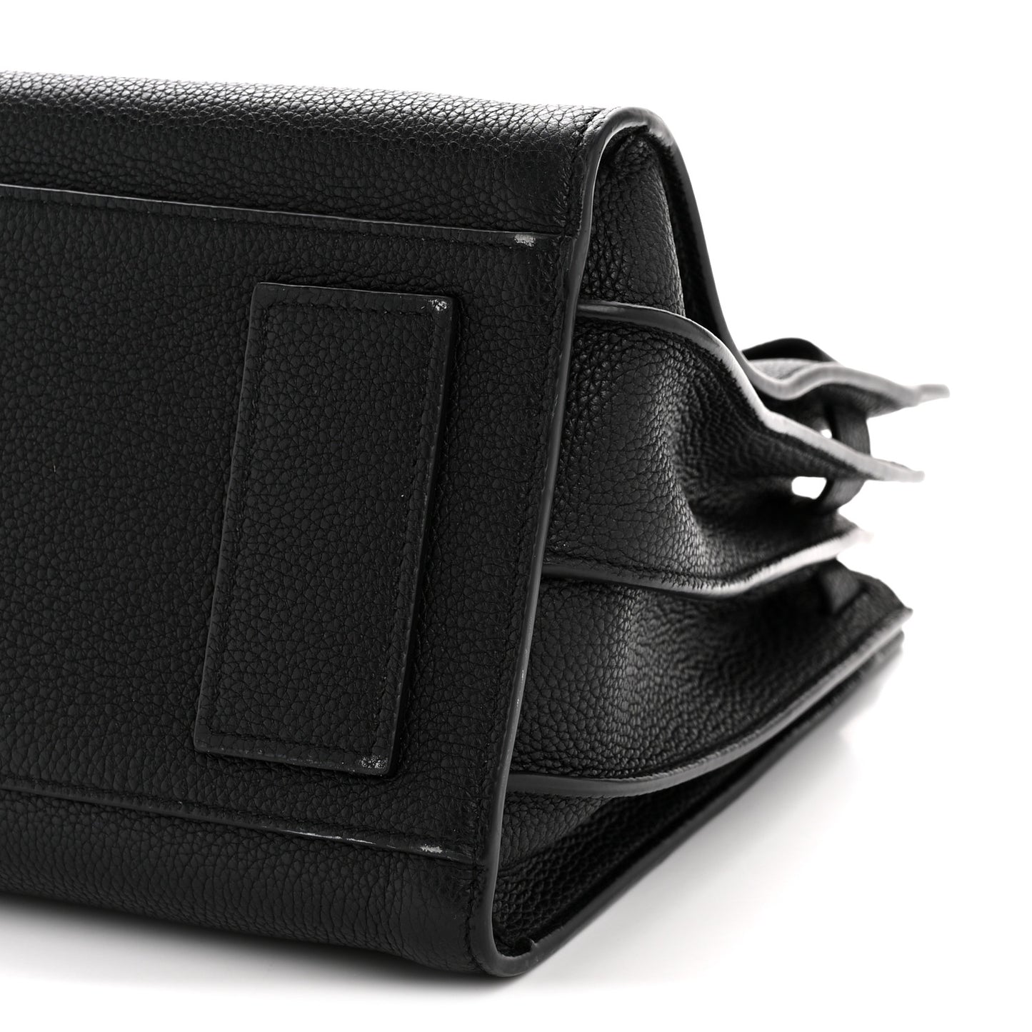 Grained Calfskin Small Supple Sac De Jour Black