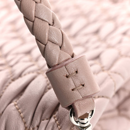 Miu Miu Nappa Matelasse Crystal Flap Clutch Cammeo 14 of 14