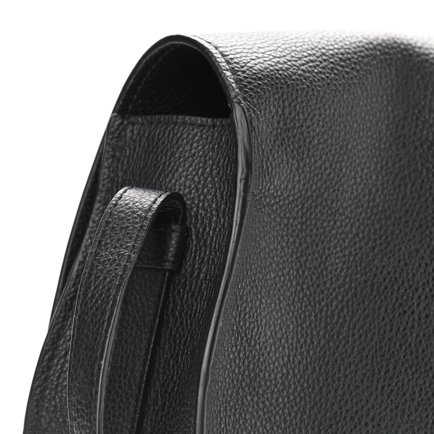 Chloe Calfskin Medium Marcie Round Crossbody Bag Black 9 of 15