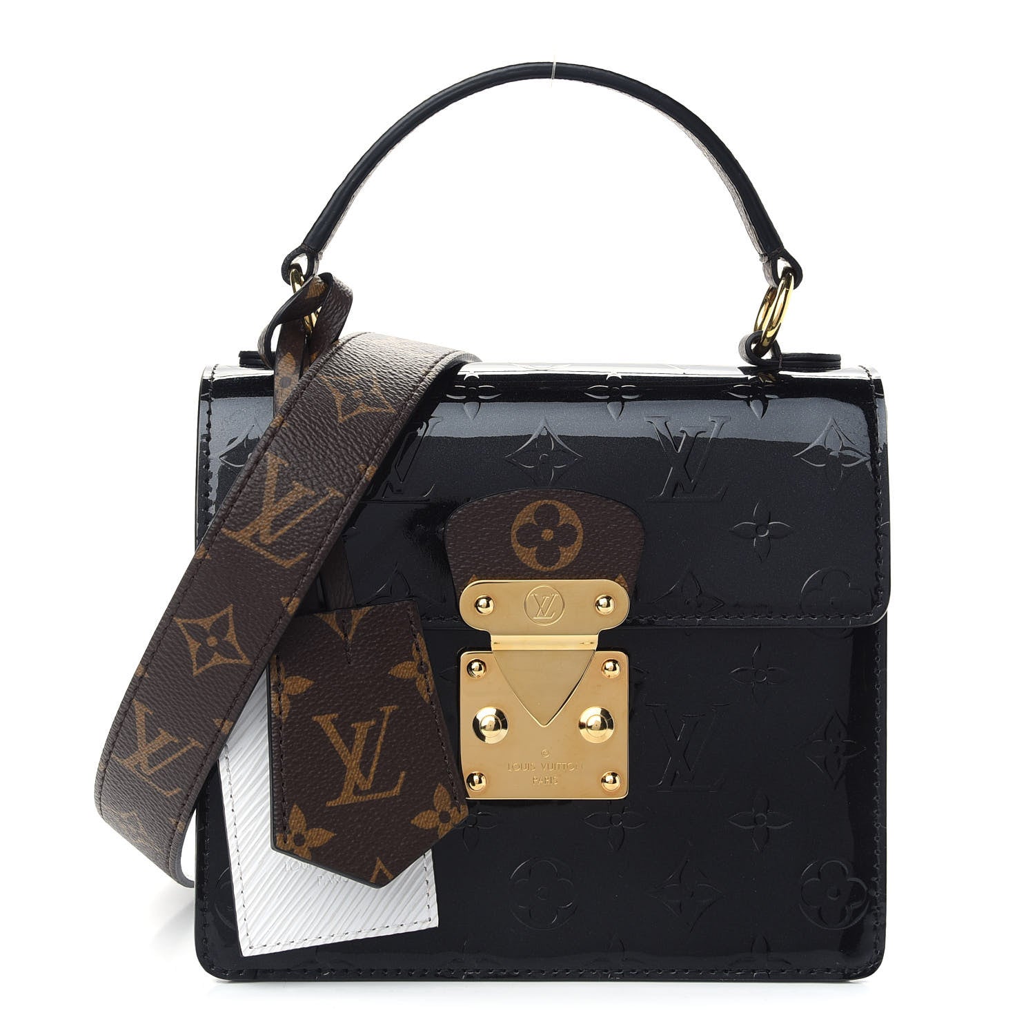 Louis Vuitton Vernis Epi Monogram Spring Street Black 1 of 8