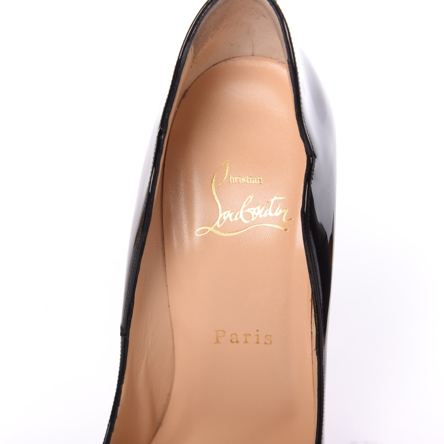 Christian Louboutin Patent Hot Chick 130 Pumps 39 Black 8 of 10