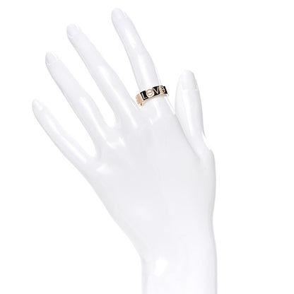Cartier 18K Pink Gold 5.5mm Engraved LOVE Ring 52 6 2 of 6