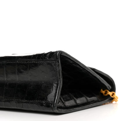 Chanel Crocodile Tassel Envelope Flap Black 11 of 13