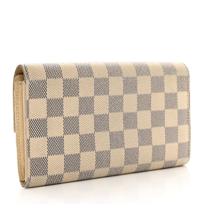 Louis Vuitton Damier Azur Sarah Wallet 3 of 10