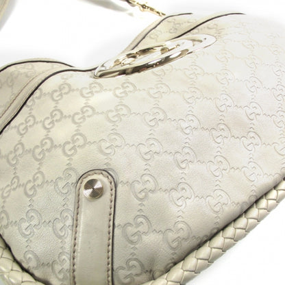 Gucci Guccissima Britt Shoulder Bag Ivory 7 of 13