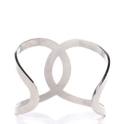 Chanel Metal CC Cuff Silver 2 of 3