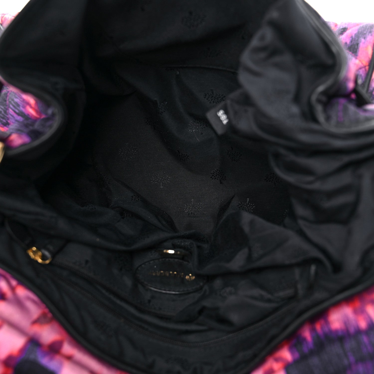 Mulberry Denim Alexa Quilted Loopy Leopard Print Purple Red 5 of 21