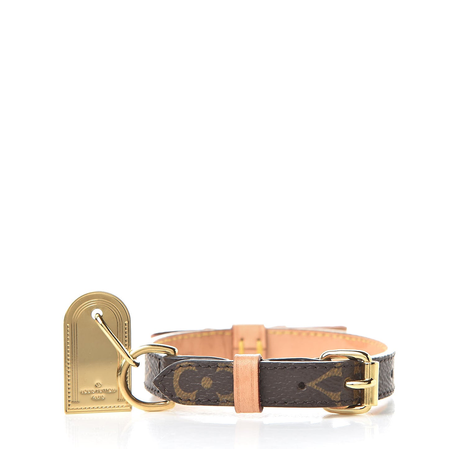 Monogram Baxter Dog Collar PM