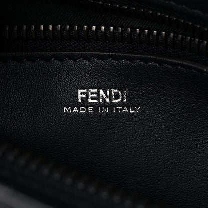 Fendi Suede Calfskin Waves Small DotCom Click Chain Satchel Papavero Blue Notte 7 of 14
