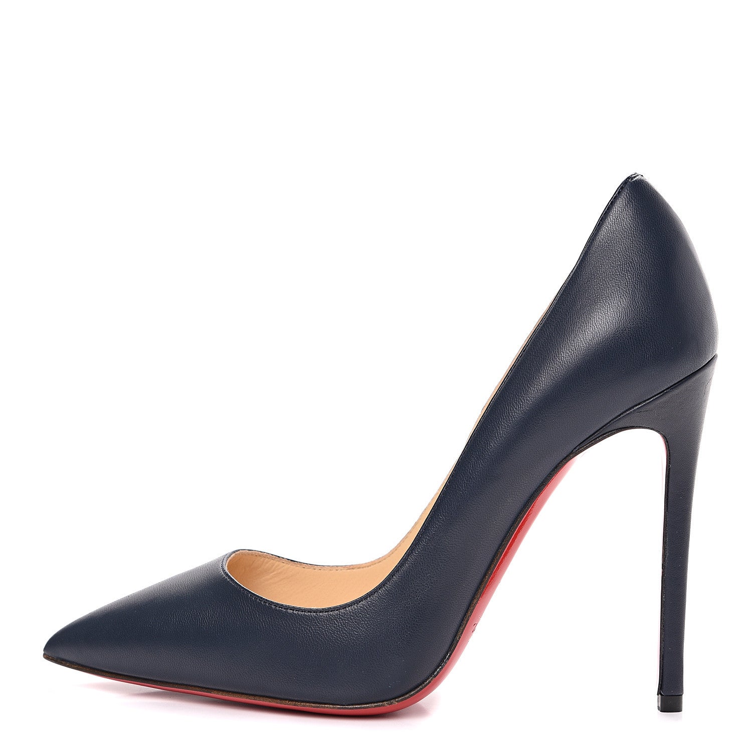 Christian Louboutin Lambskin So Kate 120 Pumps 36 Navy 1 of 10