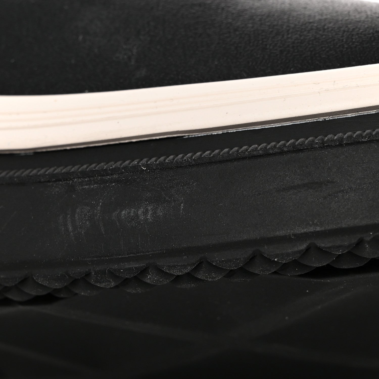 Chanel Rubber CC Short Rain Boots 39 Black 12 of 17