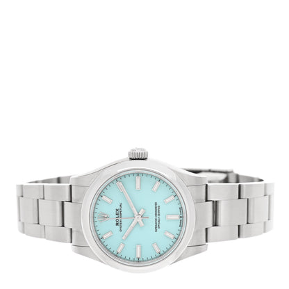 Rolex Stainless Steel 31mm Oyster Perpetual Watch Turquoise 277200 2 of 5