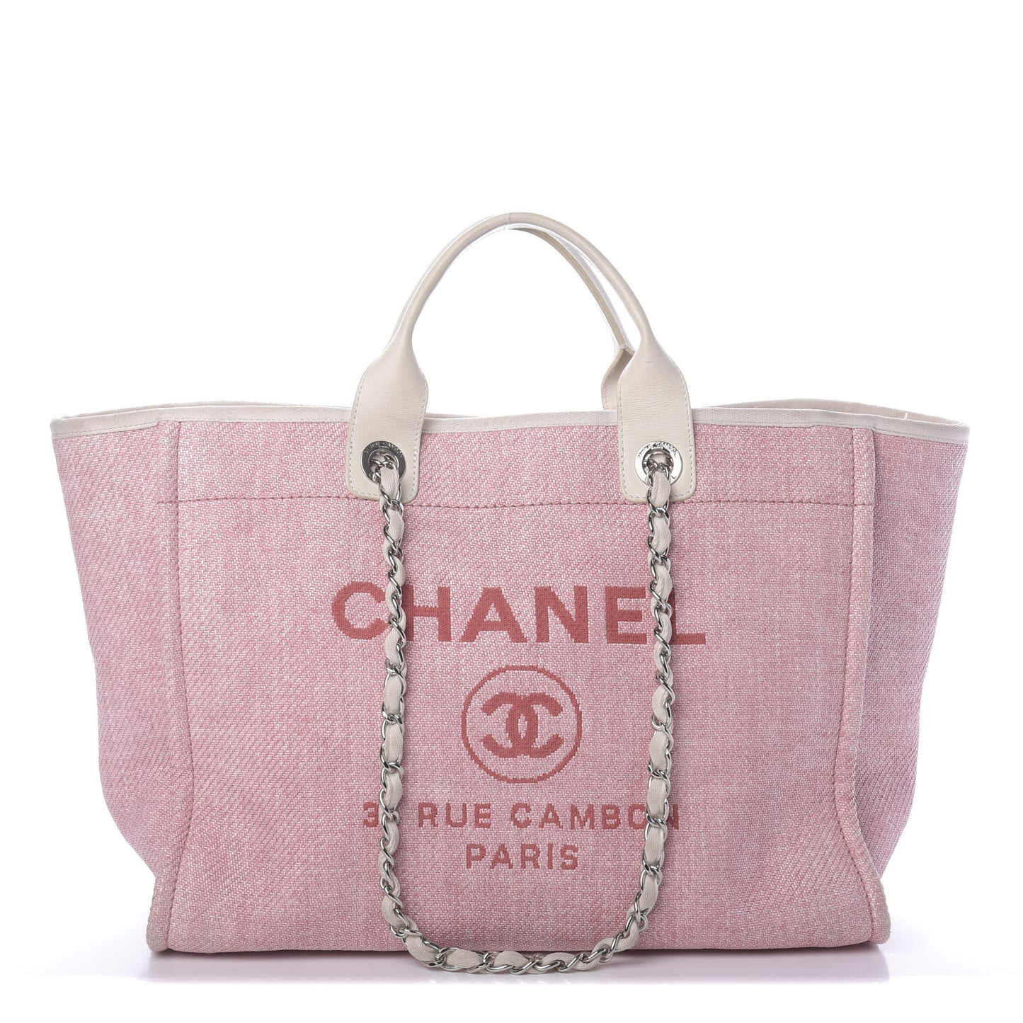 Canvas Medium Deauville Tote Pink