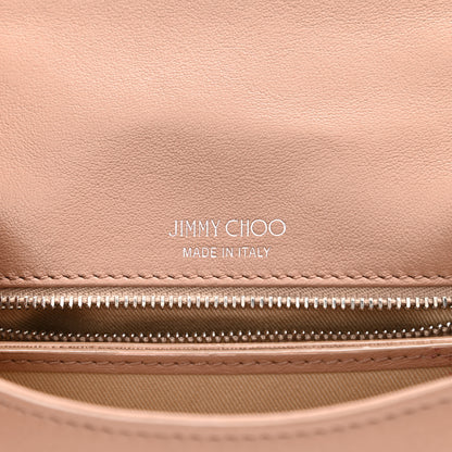 Jimmy Choo Calfskin Crystal Medium Cheri Top Handle Bag Powder Pink 11 of 17