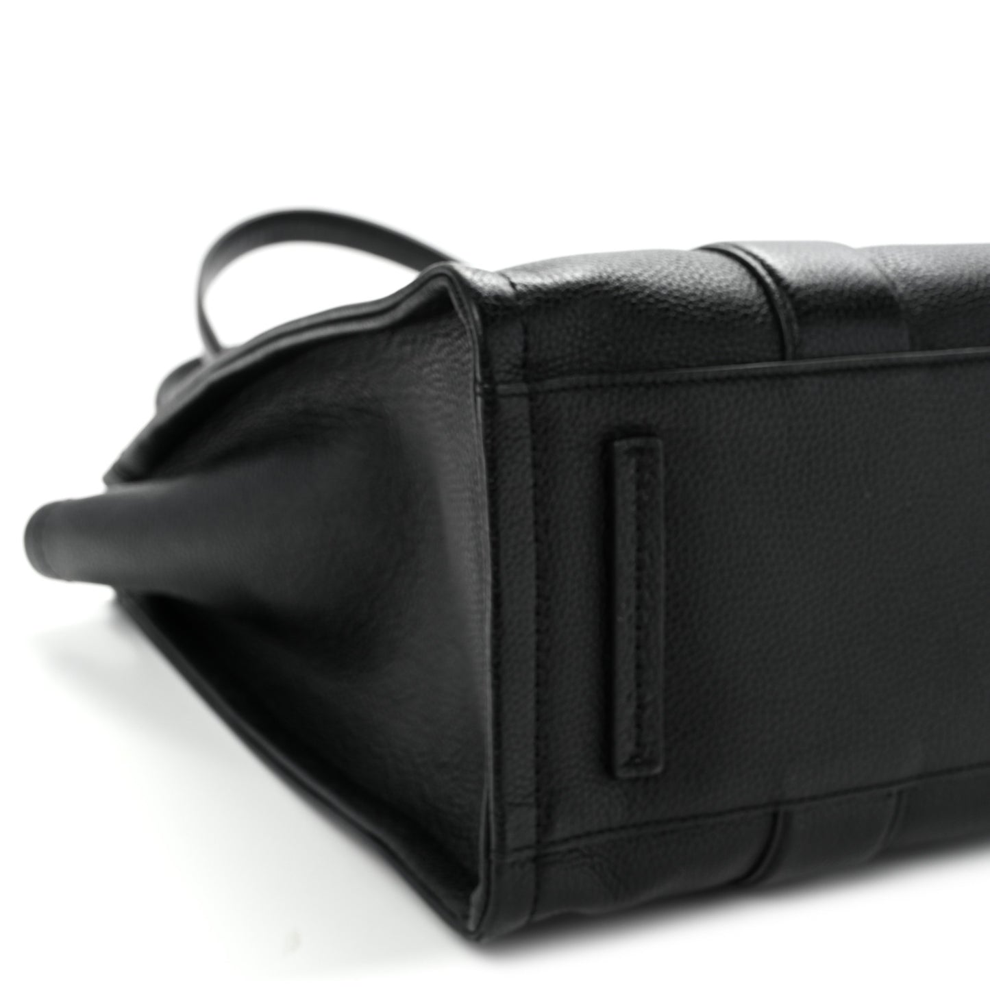 Grained Calfskin Large The Tote Bag Black