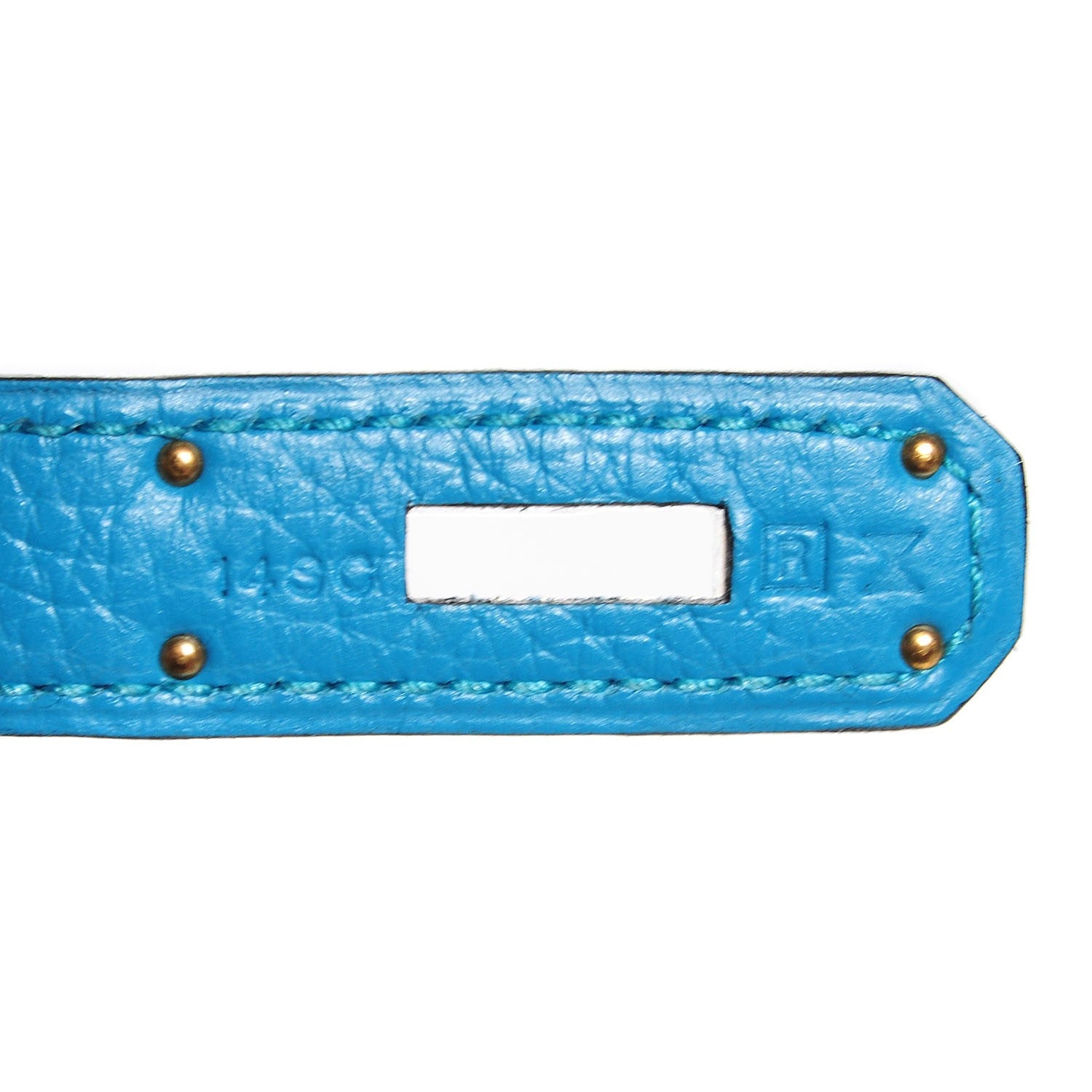 Hermes Togo Birkin 35 Turquoise 16 of 24