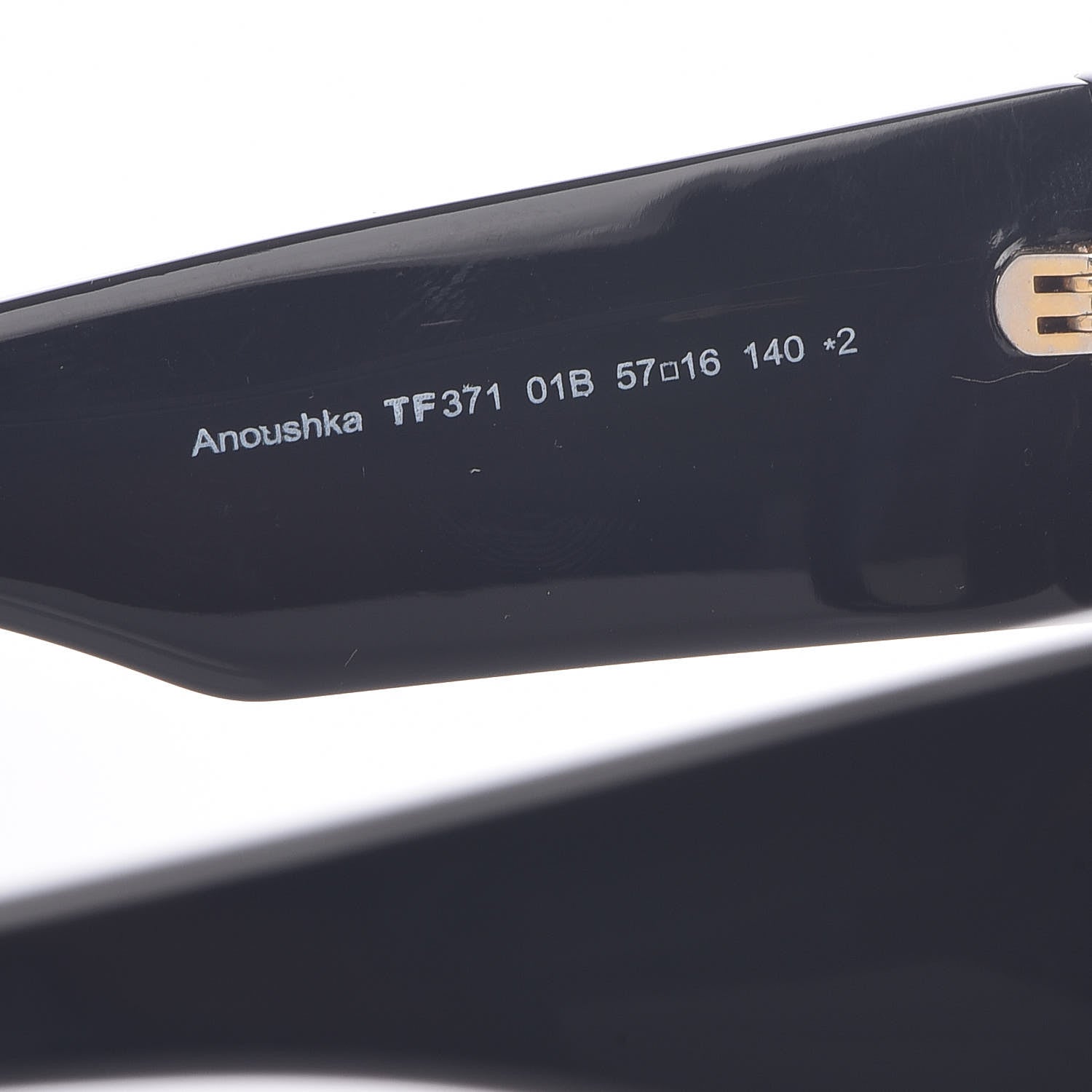 Tom Ford Acetate Anoushka Cat Eye Sunglasses TF371 Black 5 of 7