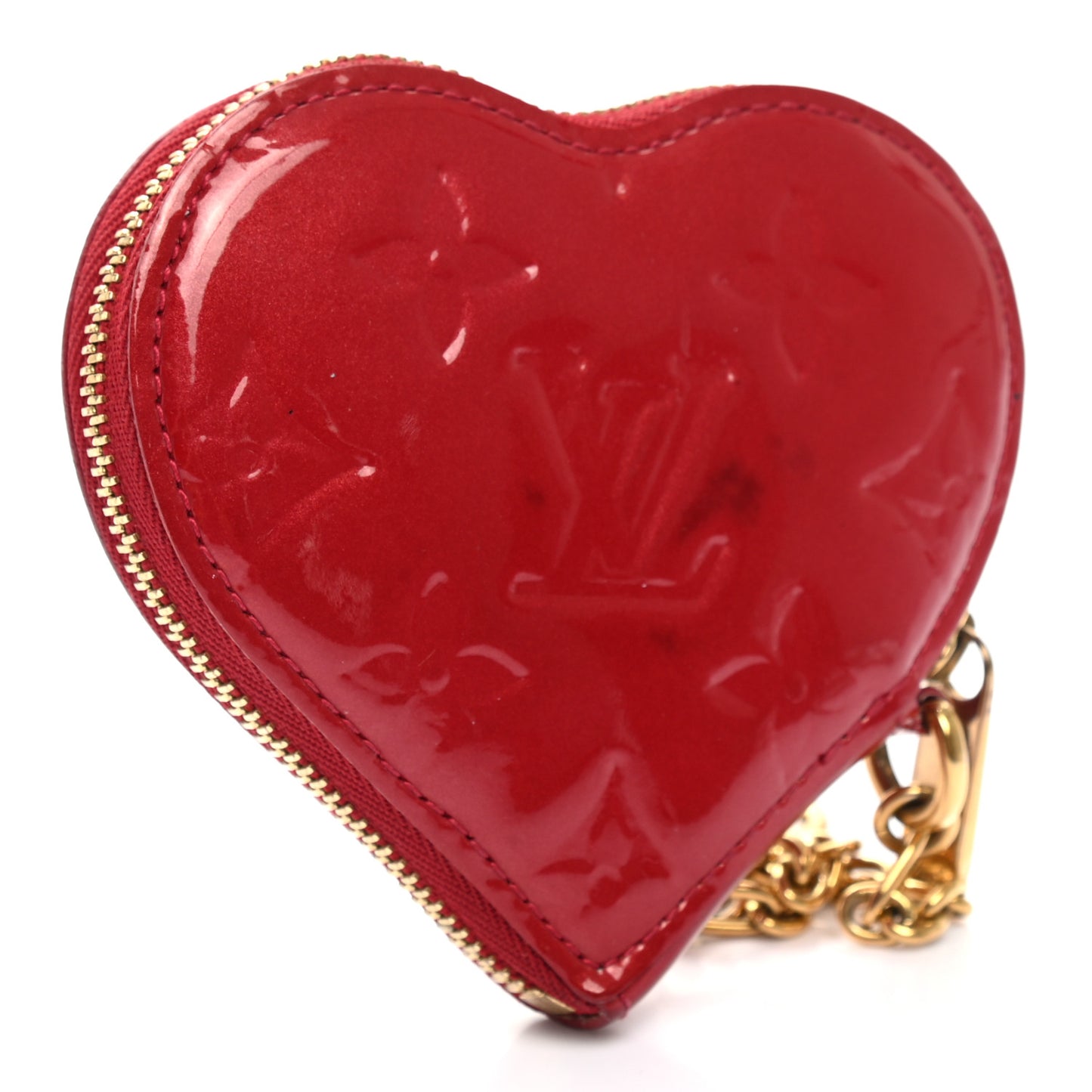 Vernis Coeur Heart Coin Purse Pomme D'Amour