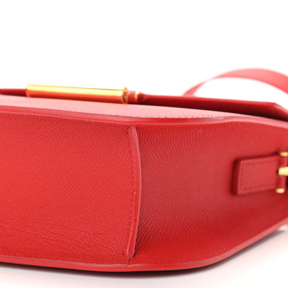 Tom Ford Grained Calfskin Mini T Clasp Tara Crossbody Bag Red 9 of 11