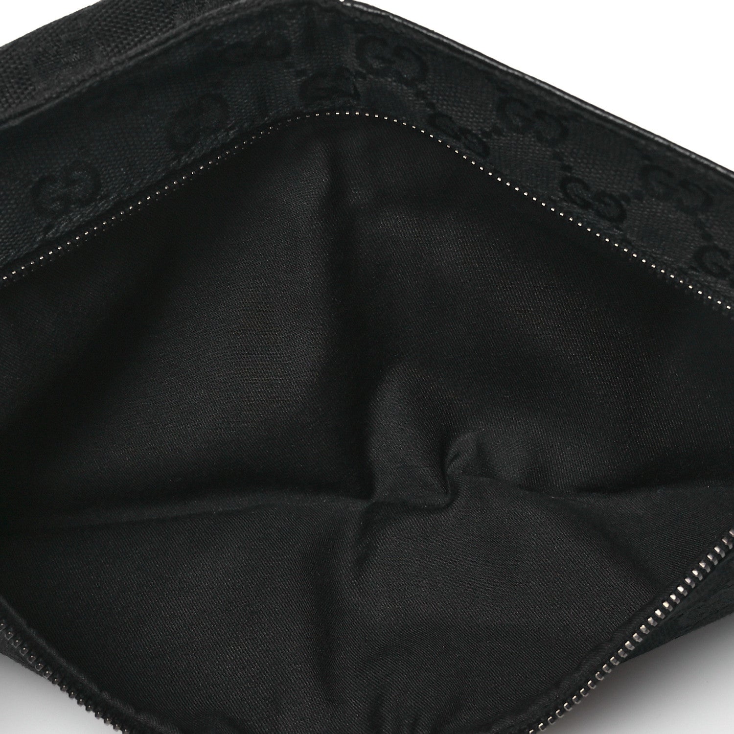 Gucci GG Monogram Double Pocket Belt Bag Black 5 of 13