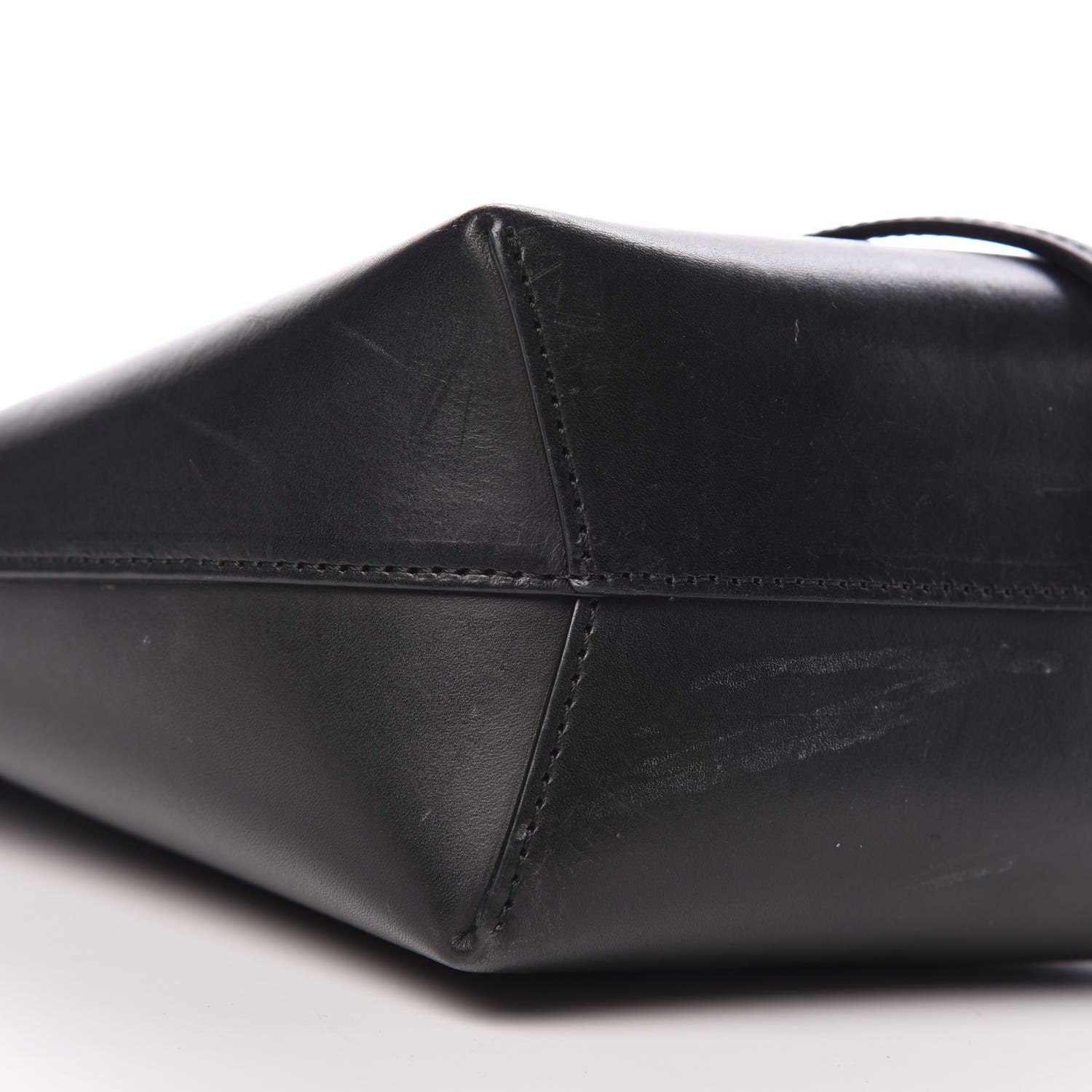 Mansur Gavriel Calfskin Mini Mini Bucket Bag Black Flamma 9 of 12
