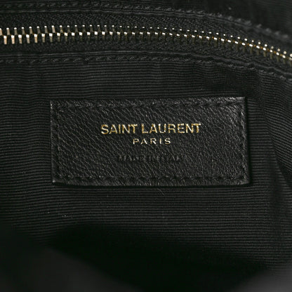 Saint Laurent Lambskin Matelasse Monogram Joe Backpack Black 6 of 11
