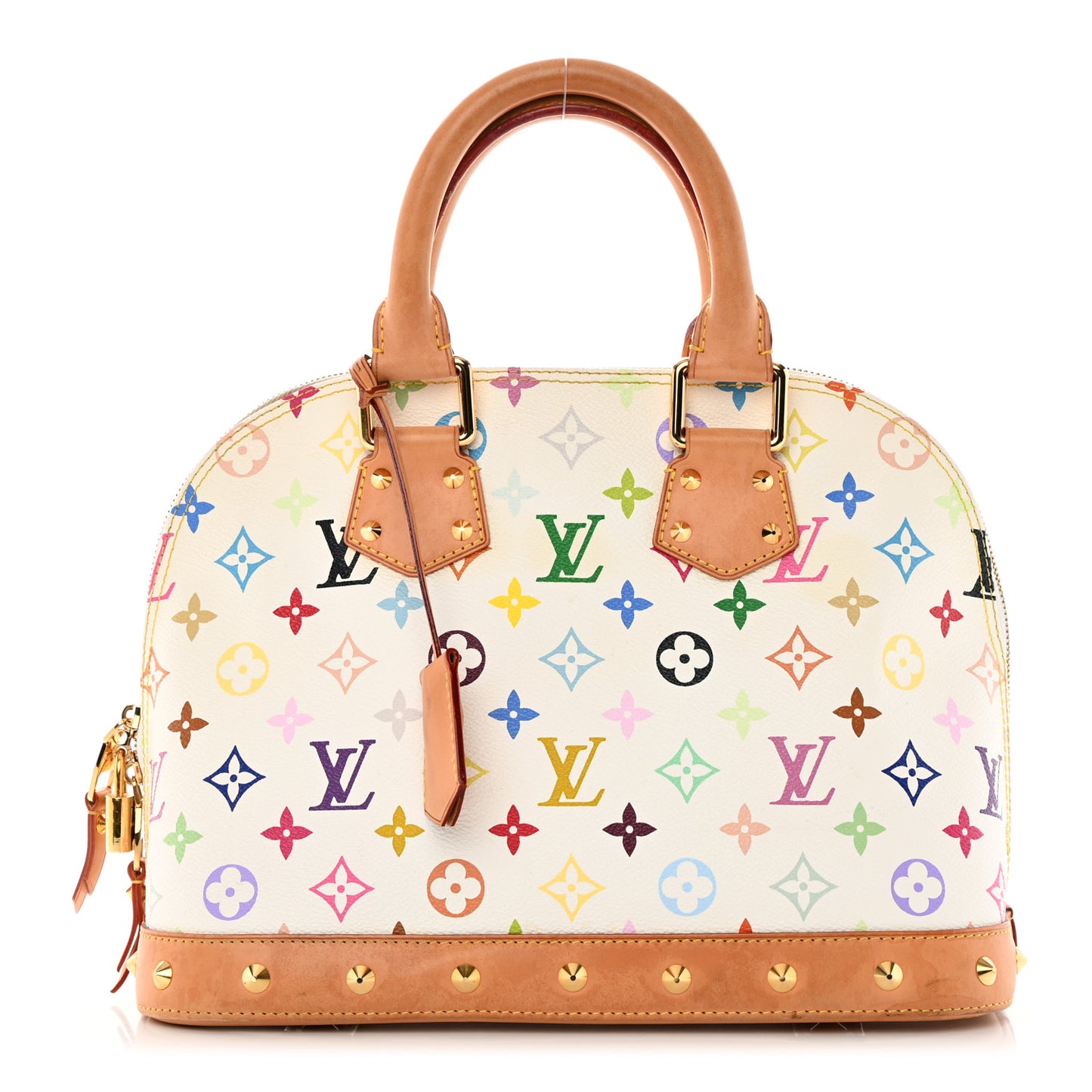 Monogram Multicolor Alma PM White
