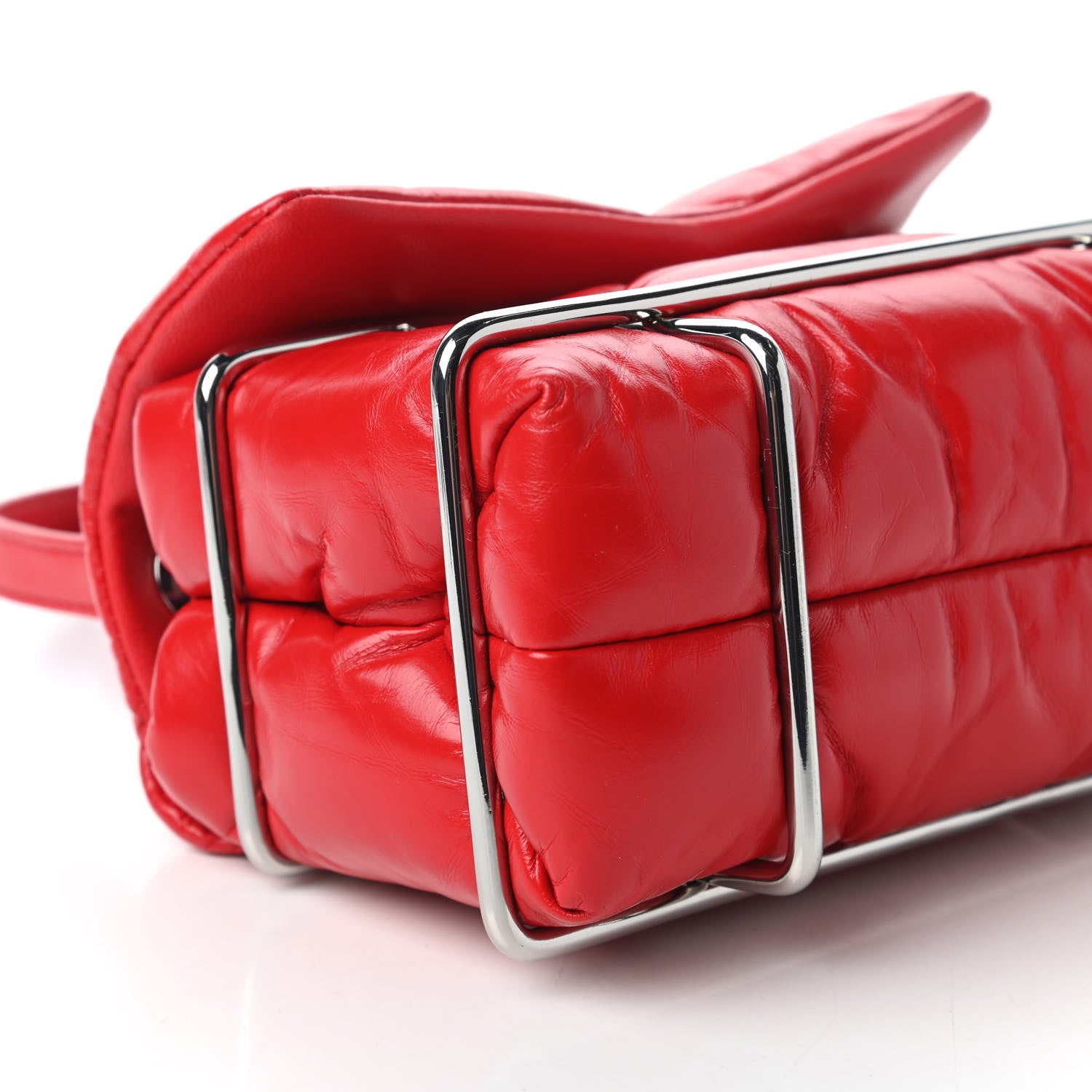 Alexander Wang Calfskin Quilted Halo Xbody Bag Red 6 of 11