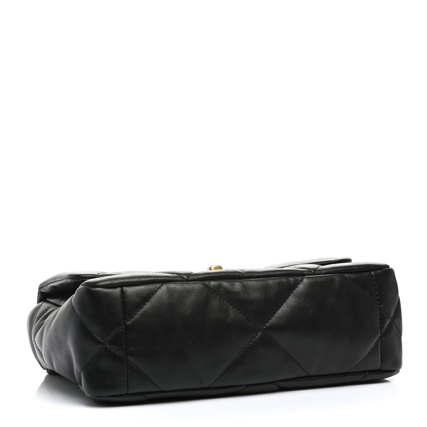 Lambskin Quilted Medium Chanel 19 Flap Black