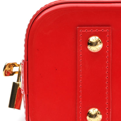 Louis Vuitton Vernis Alma BB Cherry 9 of 13