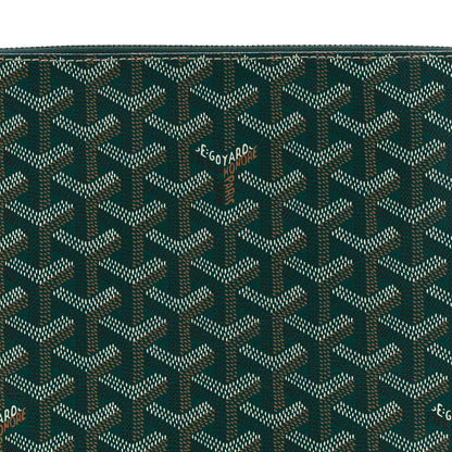 Goyard Goyardine Senat Pochette MM Green 8 of 11