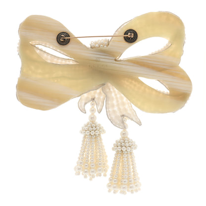 Gucci Pearl Bow Brooch White 3 of 4