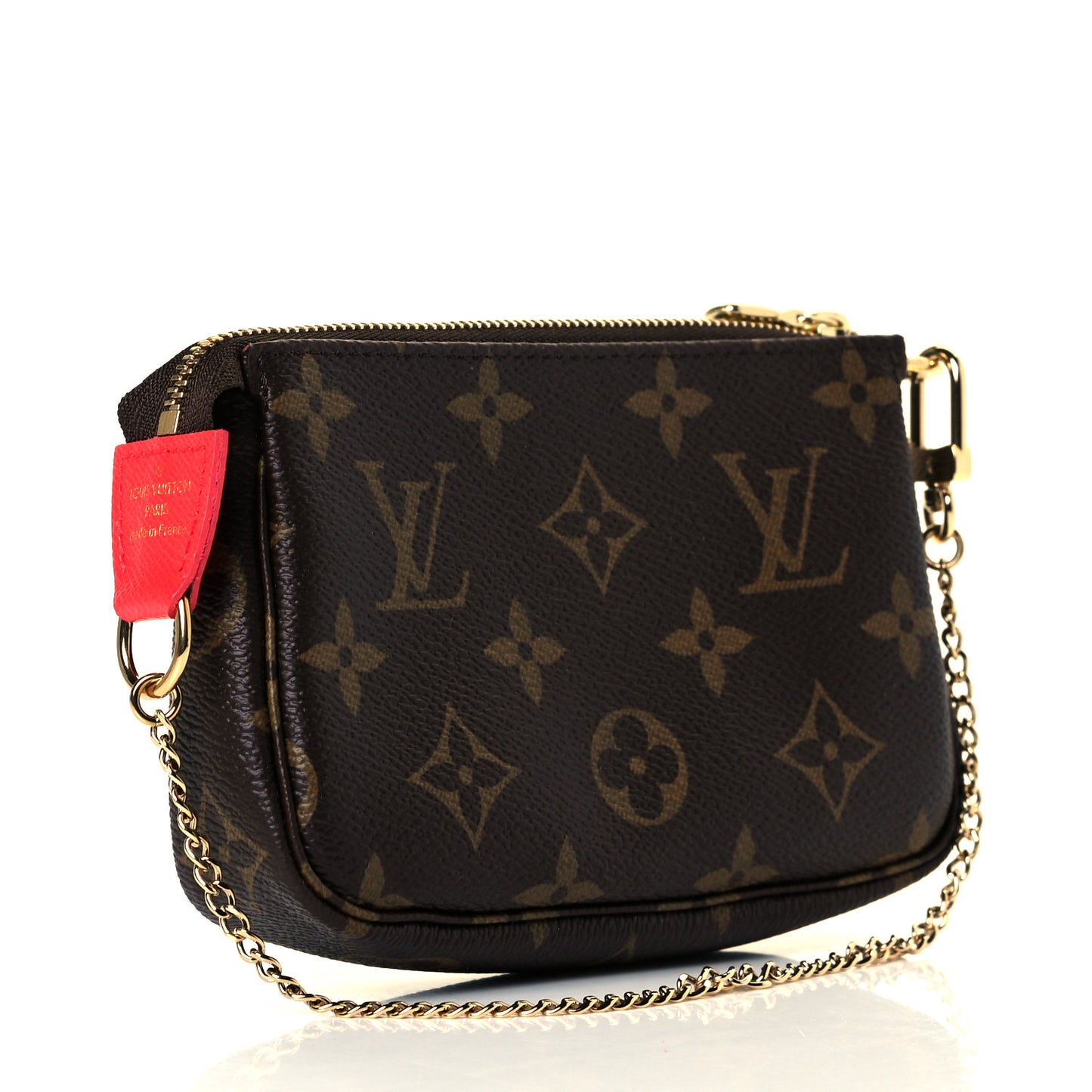 Monogram 2021 Christmas Animation London Mini Pochette Accessories Red