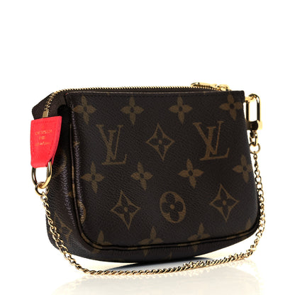 Louis Vuitton Monogram 2021 Christmas Animation London Mini Pochette Accessories Red 2 of 5