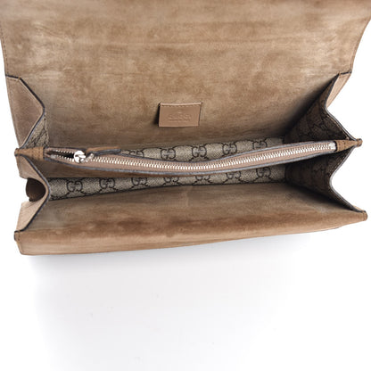 Gucci GG Supreme Monogram Small Dionysus Shoulder Bag Taupe 5 of 8
