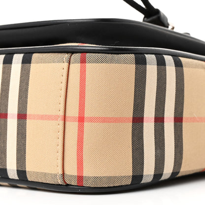 Burberry Vintage Check Calfskin Small Camera Bag Archive Beige 11 of 11