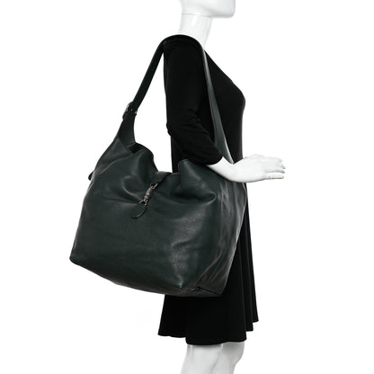 Gucci Amour Grane Calfskin Medium Jackie 1961 Crossbody Bag Green 2 of 10